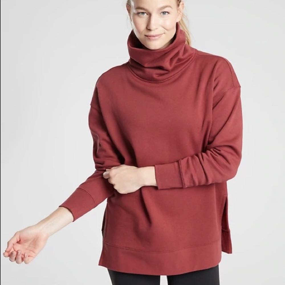 Athleta 24/7 Funnel Neck Sweatshirt